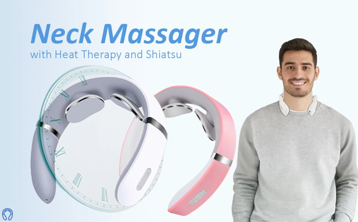 Portable Electric Neck Massager Cervical Relaxation Device for Home, Office & Travel