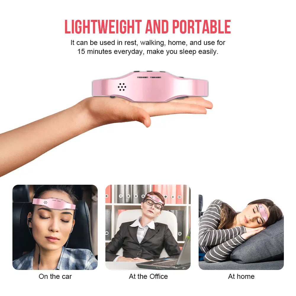 Electric Head Massager with Electrode Pads – Relaxation for Better Sleep and Stress Relief