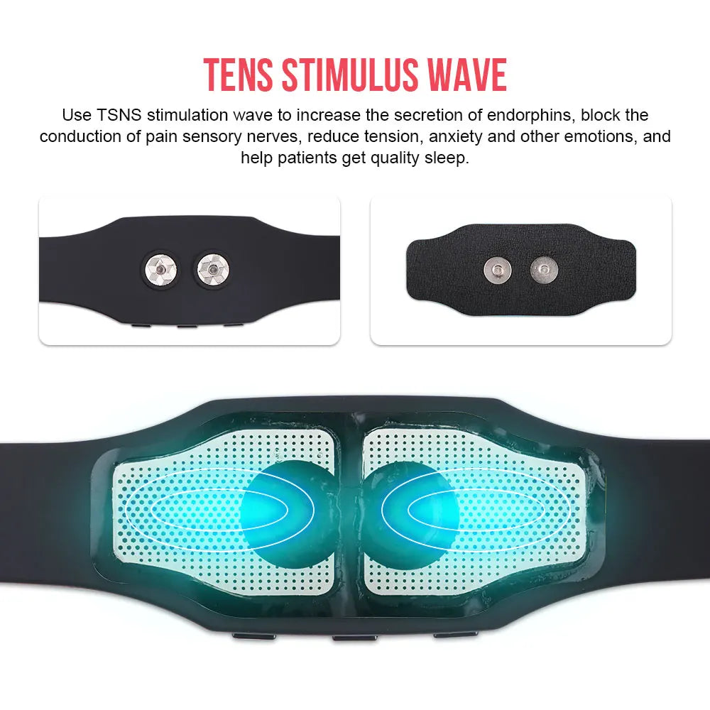 Electric Head Massager with Electrode Pads – Relaxation for Better Sleep and Stress Relief