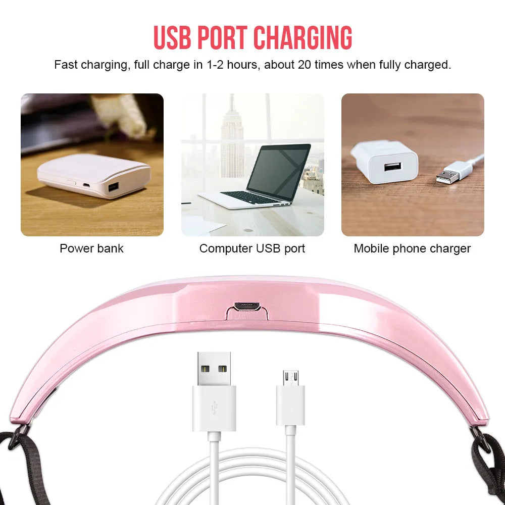 Electric Head Massager with Electrode Pads – Relaxation for Better Sleep and Stress Relief