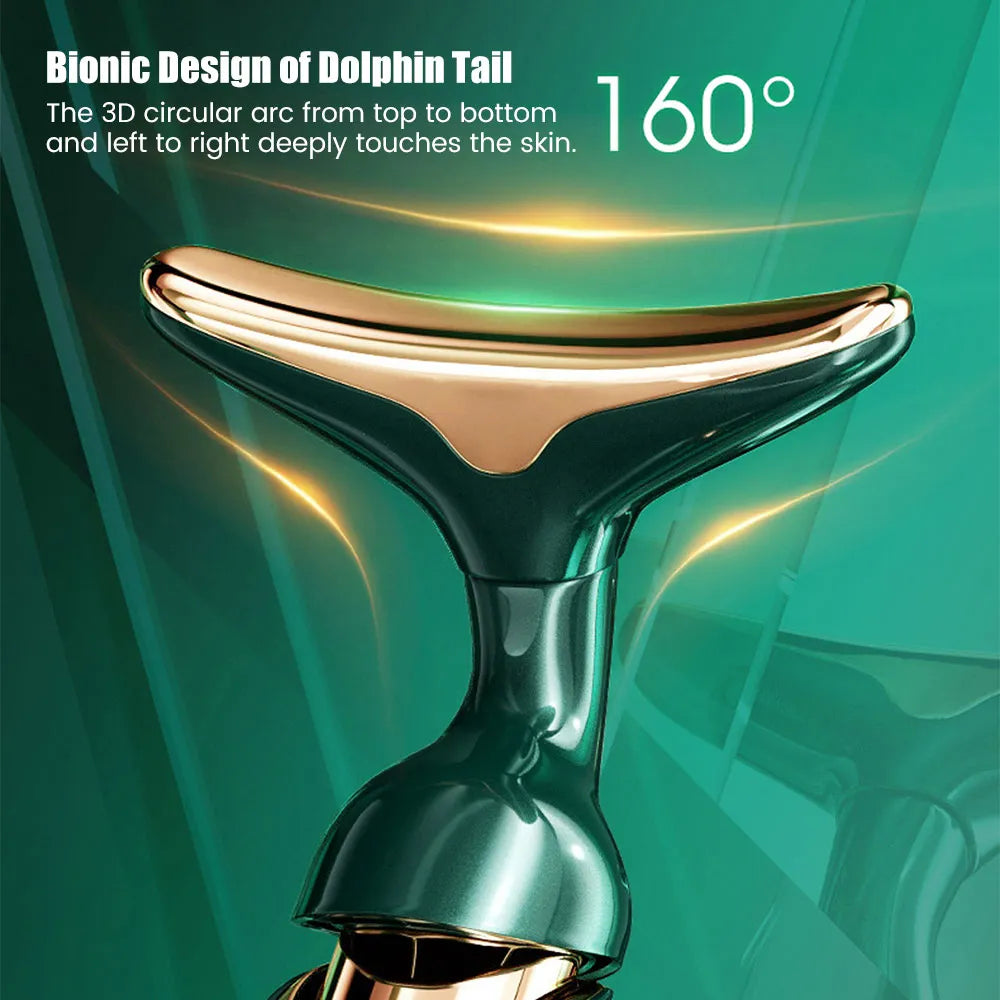 Microcurrent Face Neck & Eye Massage Beauty Device for Skin Care & Relaxation