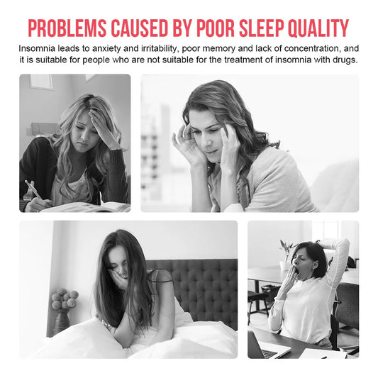 Electric Head Massager with Electrode Pads – Relaxation for Better Sleep and Stress Relief