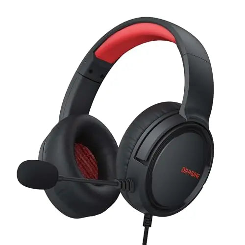 BINNUNE Wired Gaming Headphones 97dB with Microphone for PS4 PS5 Xbox Series Tablets & Laptops