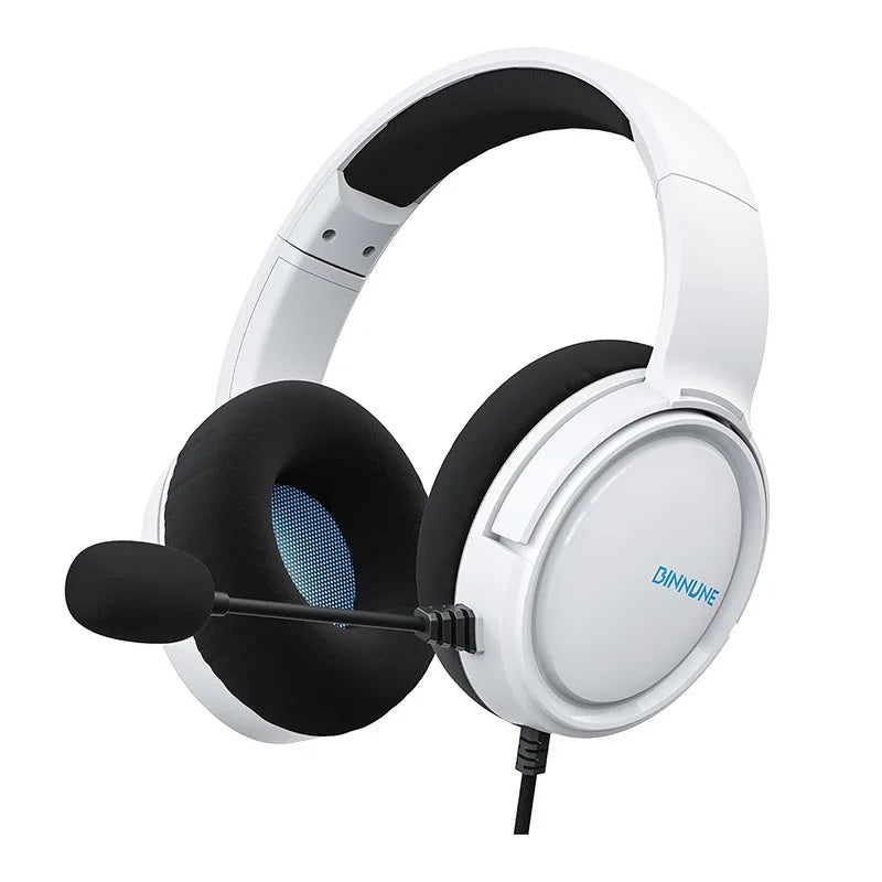 BINNUNE Wired Gaming Headphones 97dB with Microphone for PS4 PS5 Xbox Series Tablets & Laptops