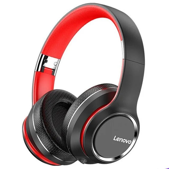 Lenovo HD200 Wireless Bluetooth Over-Ear Headphones with Noise Cancellation for Gaming & Music