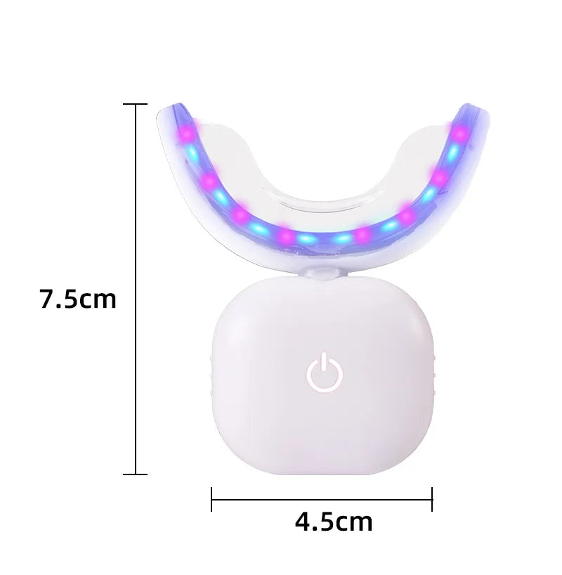 Wireless LED Teeth Whitening Light Dental Care Device for Adults
