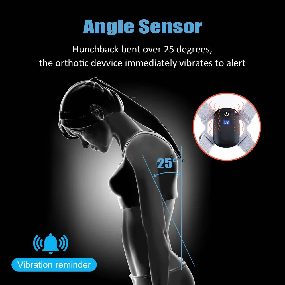 Smart Posture Corrector Belt Sensor for Kids & Adults – Improved Sitting Alignment with Invisible Reminder