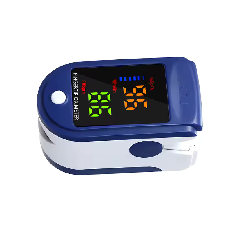 Visual Fingertip Pulse Oximeter Saturation SpO2 with Display – Blood Oxygen Saturation for Home Use