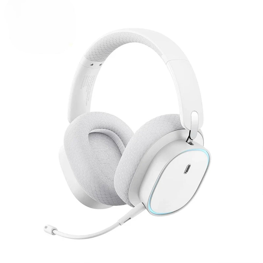 RGB Lights GH02 Wireless & Wired Bluetooth 5.3 & 2.4GHz Gaming Headsets with Microphone
