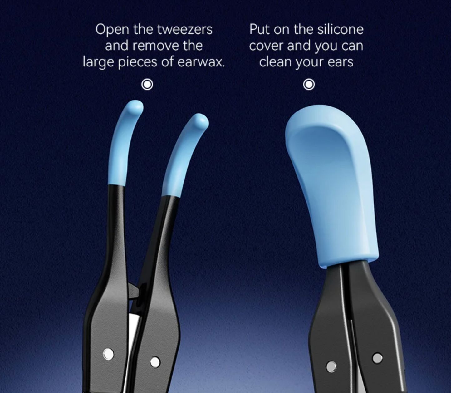 Visual Ear Cleaning Camera 12MP with EarCare Picks Tweezers & 6 Silicone Spoons
