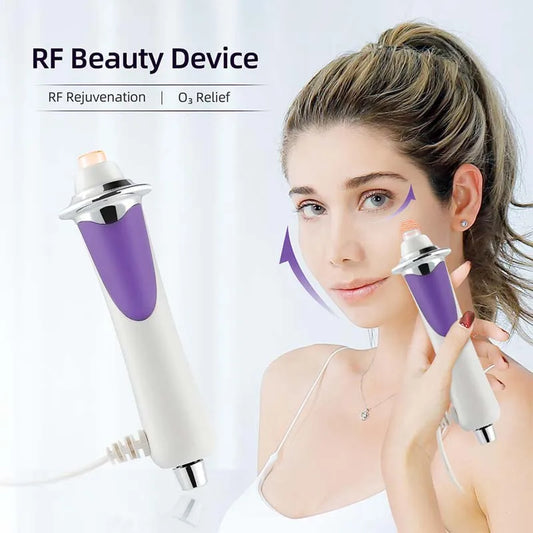 Radio Frequency Facial Beauty with EMS Microcurrent – Skin Toning & Beauty Tool for At-Home Skincare