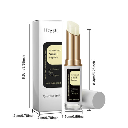 Hydrating Formula Snail Collagen Eye Cream Stick for Puffiness, Dark Circles & Fine Lines