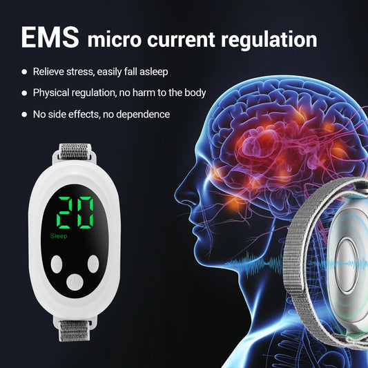 Handheld EMS Relaxation Sleep Aid Device for Best Sleep & Stress Support