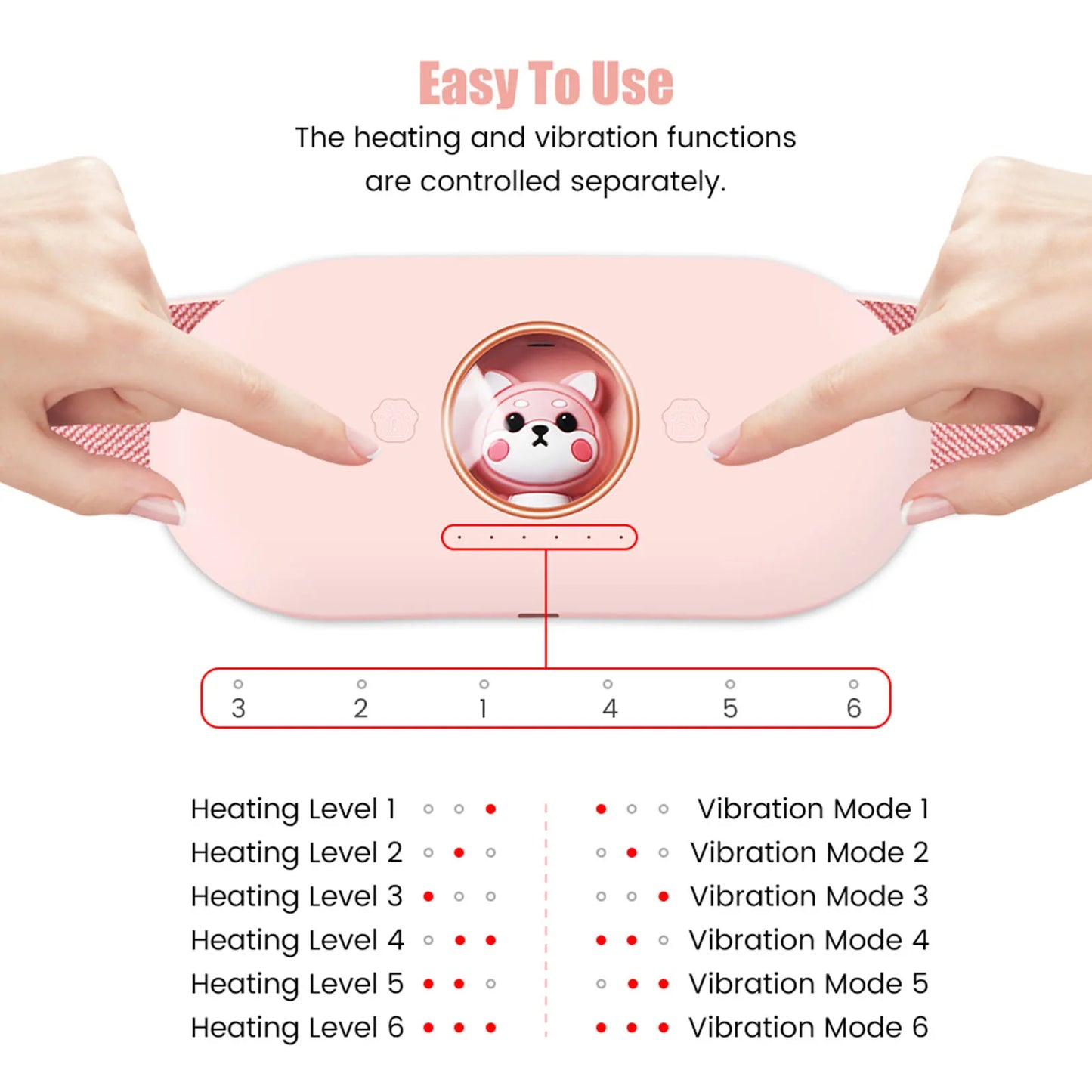 SALORIE Menstrual Heating Self Massage Heat Period Pain Relief