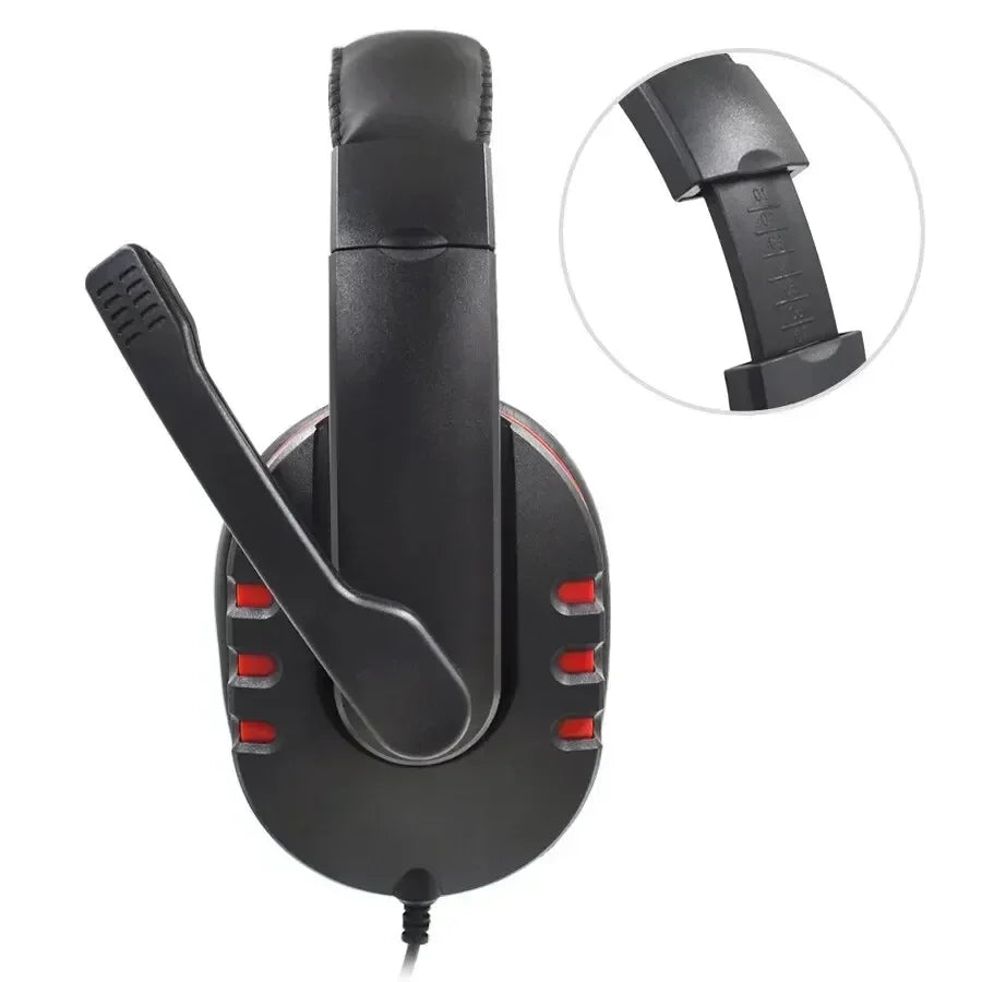 Noise Cancelling Wired Gaming Headphones with Bass Surround for Nintendo Games PS4 & Laptops