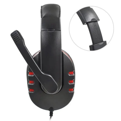 Noise Cancelling Wired Gaming Headphones with Bass Surround for Nintendo Games PS4 & Laptops