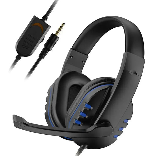 Noise Cancelling Wired Gaming Headphones with Bass Surround for Nintendo Games PS4 & Laptops