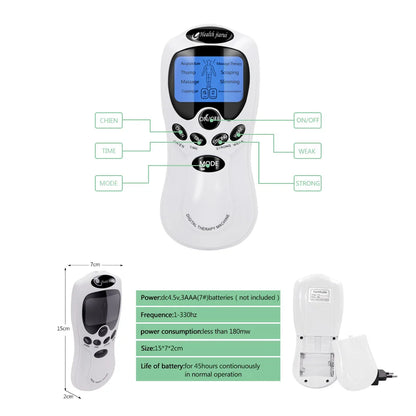 SALORIE 8 Mode EMS Electric Herald Tens Machine Acupuncture Body Massage