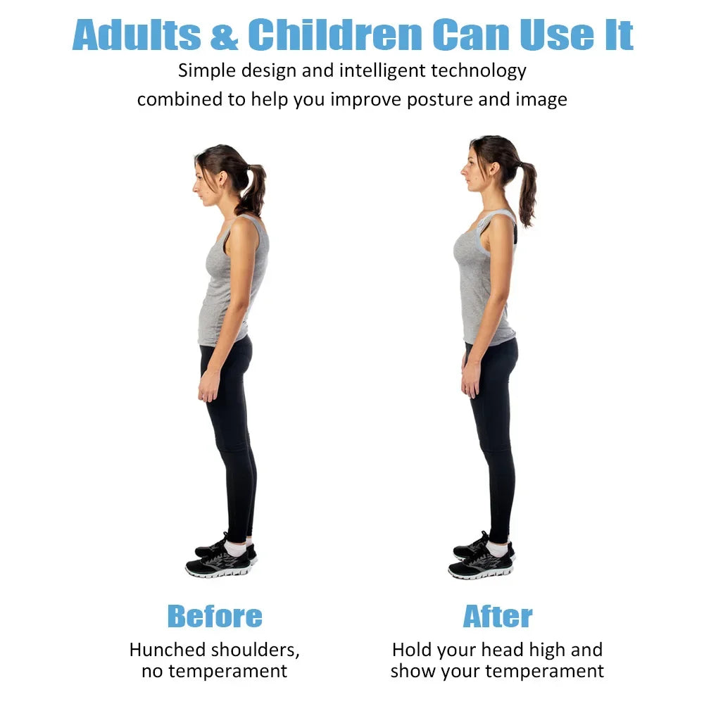 Smart Posture Corrector Belt Sensor for Kids & Adults – Improved Sitting Alignment with Invisible Reminder